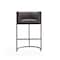 Manhattan Comfort Cosmopolitan Barstool in Pebble and Black (Set of 3) 3-BS015-PE - alternate 7